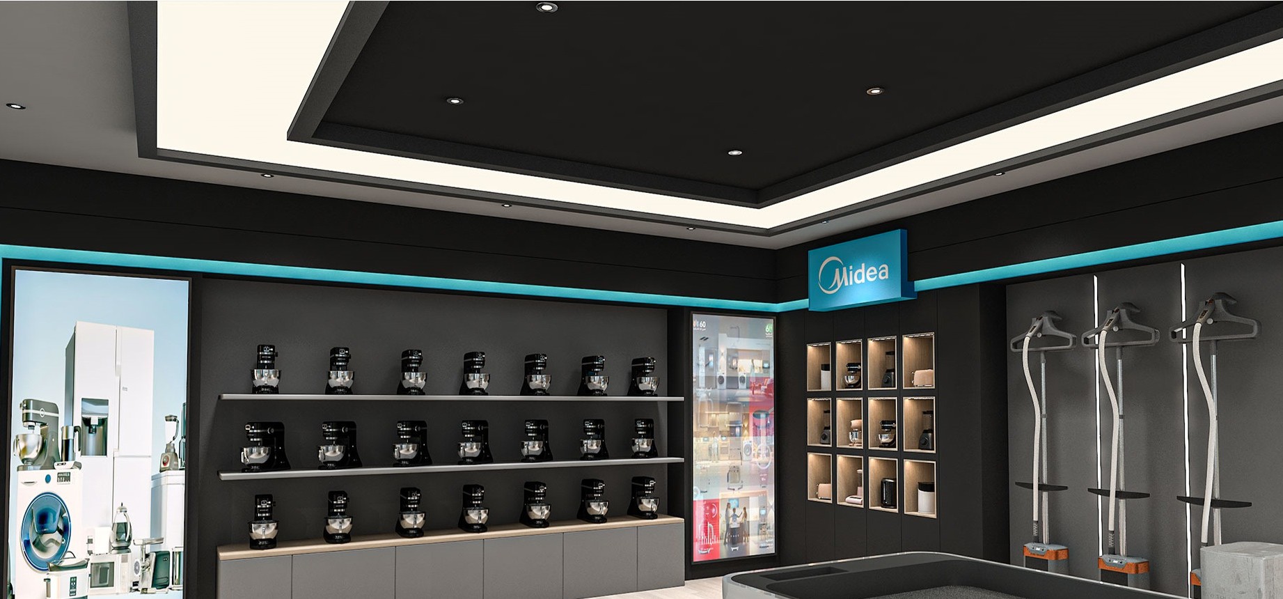 Small appliances wall